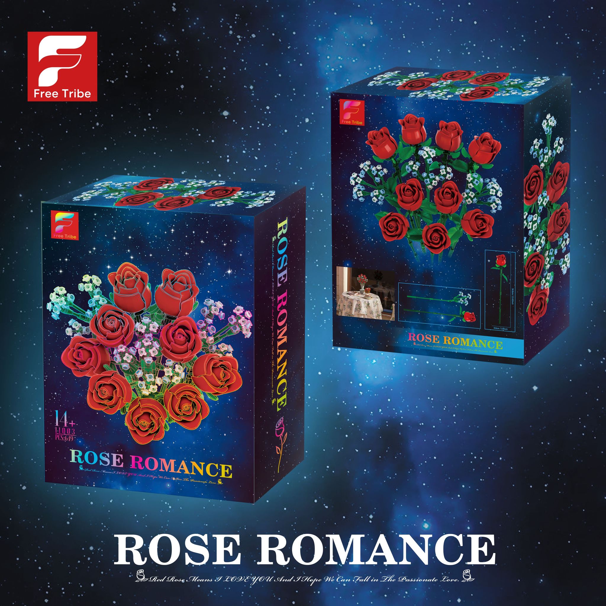 Rose Romance Block Set